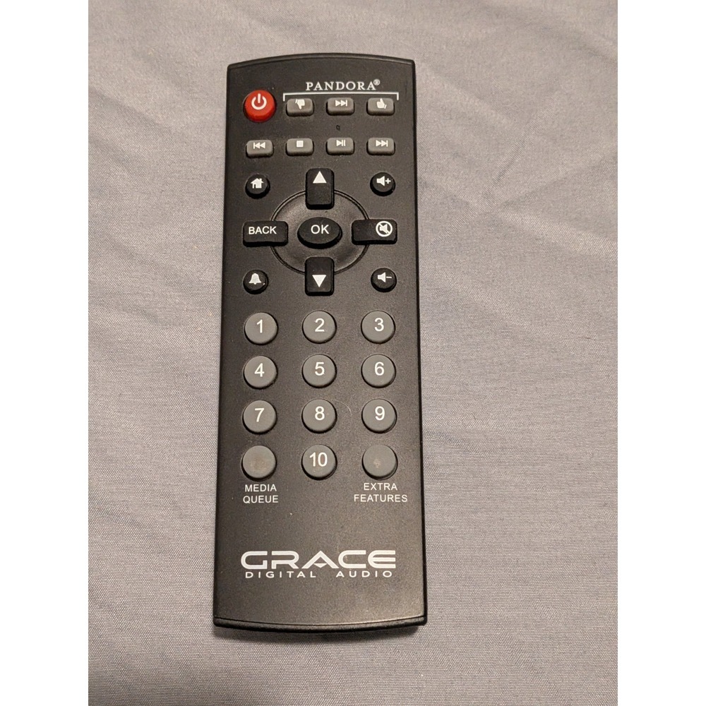 Grace Digital Audio Remote Control Pandora Internet Radio GDI-IRC6000 Black